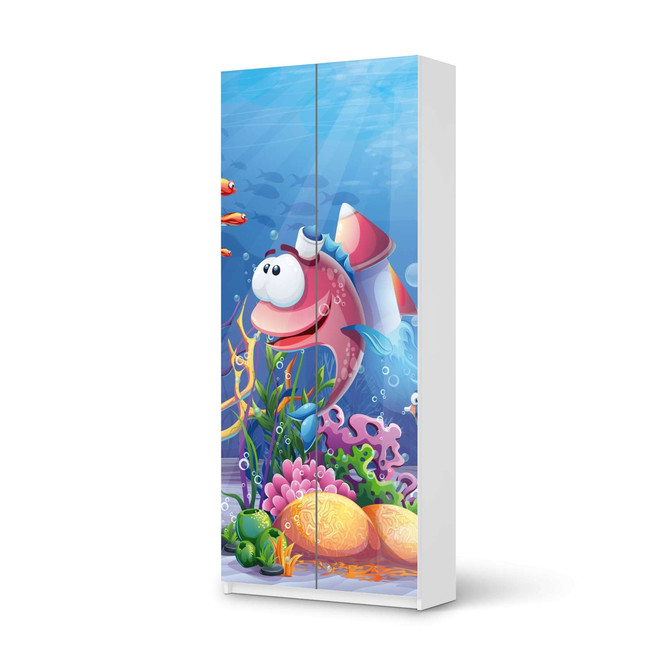 Möbelfolie IKEA Pax Schrank 236cm Höhe - 2 Türen - Bubbles- Bild 1