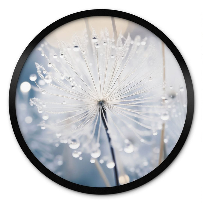 Poster Funkelnde Pusteblumen - Treechild - Rund