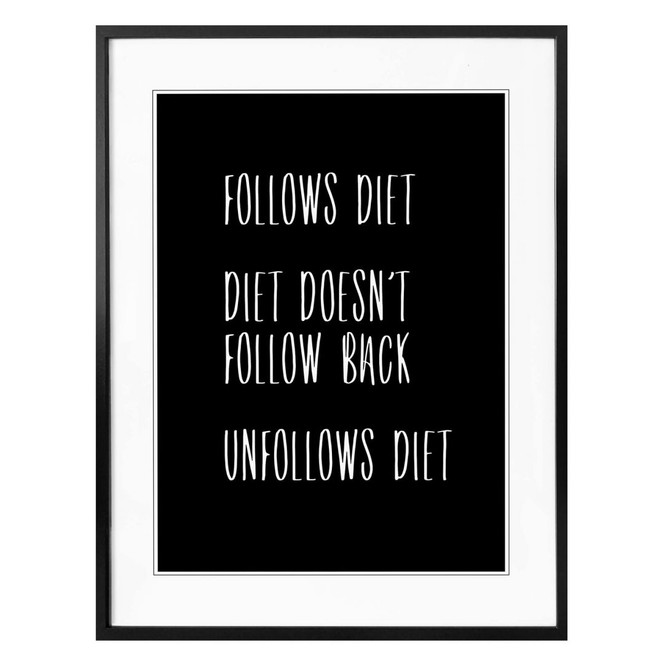 Poster Unfollows Diet
