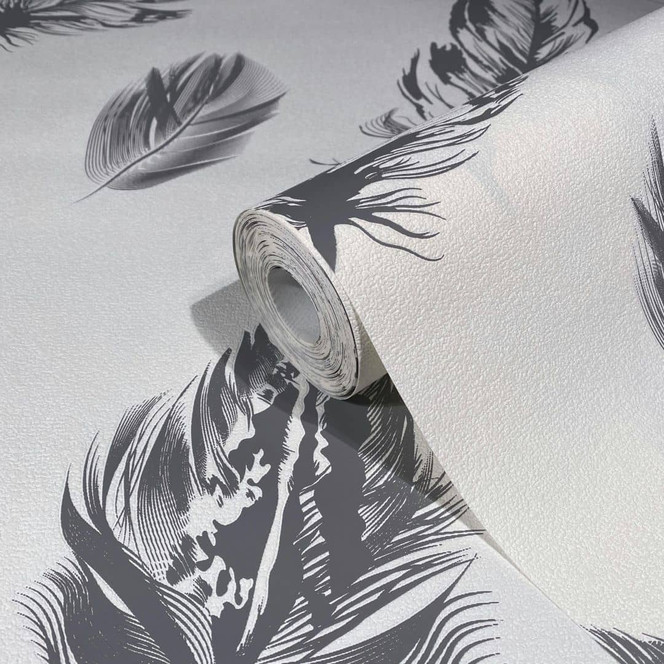 Vliestapete Grafisch Modern in Weiss