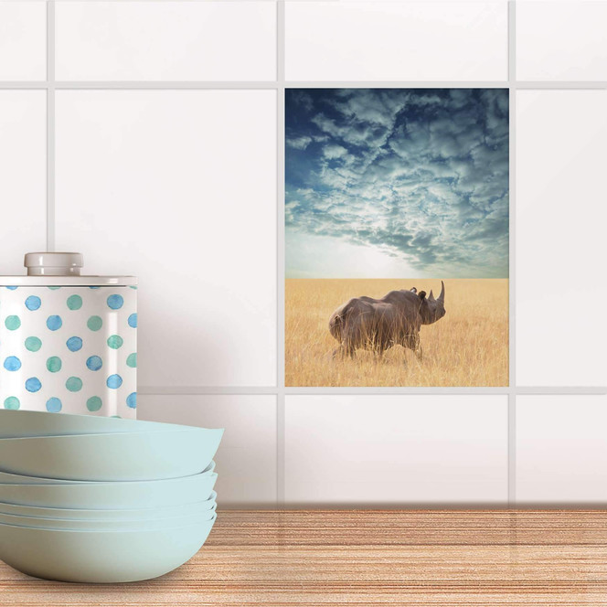Fliesensticker - Rhino