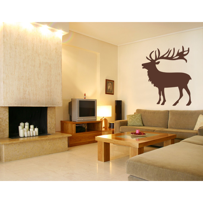 Wandtattoo Hirsch