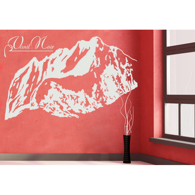 Wohnansicht - Wandtattoo Vanil Noir