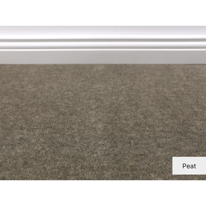 Eco Velvet Teppichboden Meterware in Peat