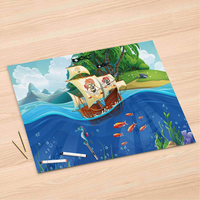 Folienbogen (120x80cm) - Pirates- Bild 1