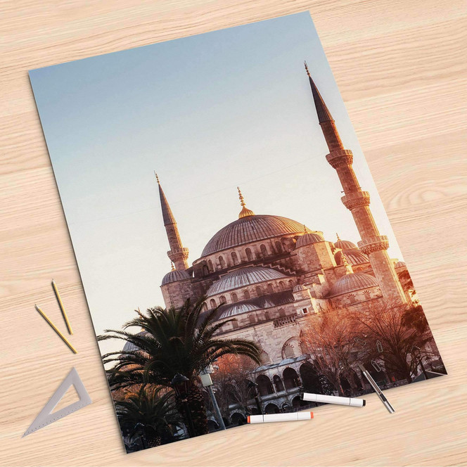 Folienbogen (80x120cm) - Blue Mosque- Bild 1