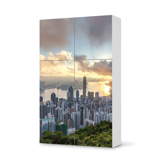 Möbel Klebefolie IKEA Besta Schrank 6 Türen (hoch) - Hong Kong- Bild 1