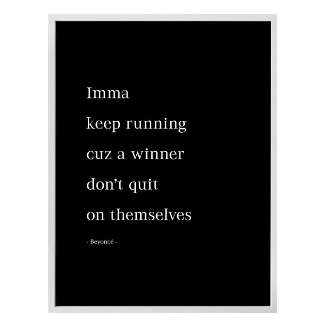 Poster Keep running...