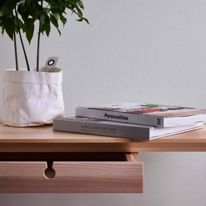 Unitapete Grau - Einfarbige - Vliestapete A.S. Création