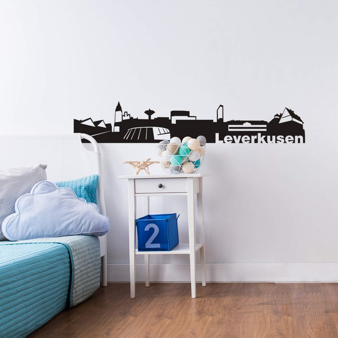 Wandtattoo Leverkusen Skyline