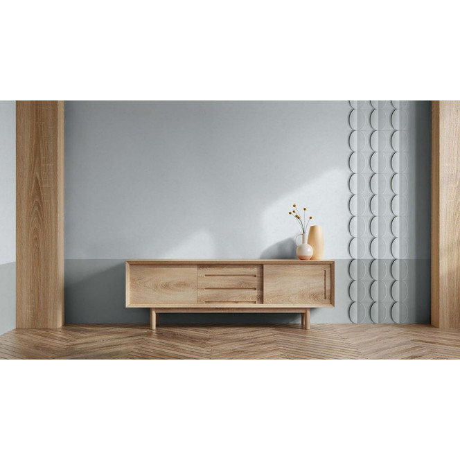 Bordüre in Grau, Grafisch für Wohnzimmer, Schlafzimmer 5.00 x 0.177 m