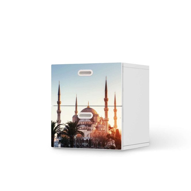 Klebefolie IKEA Stuva / Fritids Kommode - 2 Schubladen - Blue Mosque- Bild 1