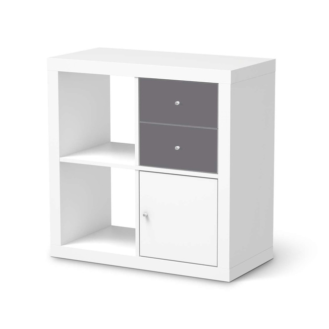 Möbelfolie IKEA IKEA Expedit Regal Schubladen - Grau Light- Bild 1