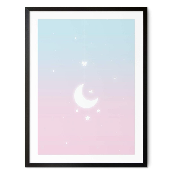 Poster Thai - Mondscheinzauber am Sternenhimmel