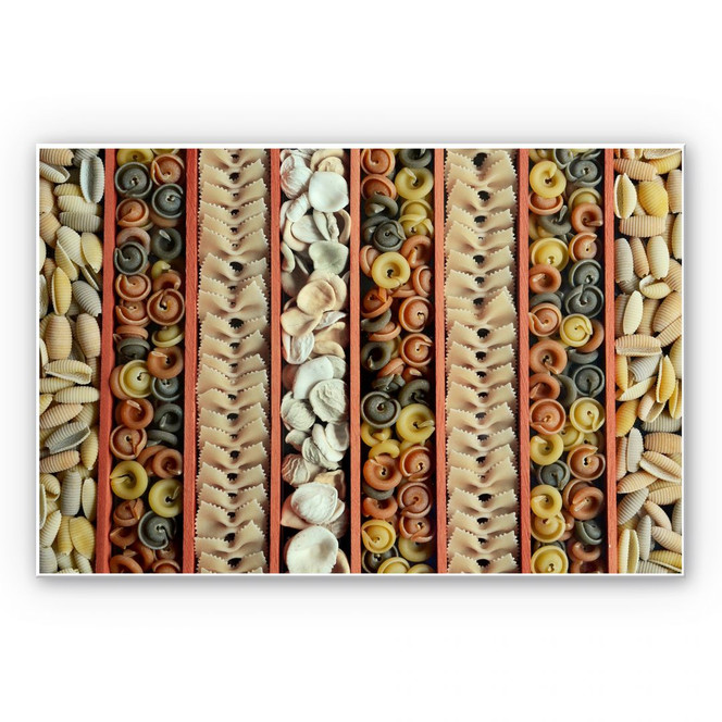 Wandbild Pasta Collection