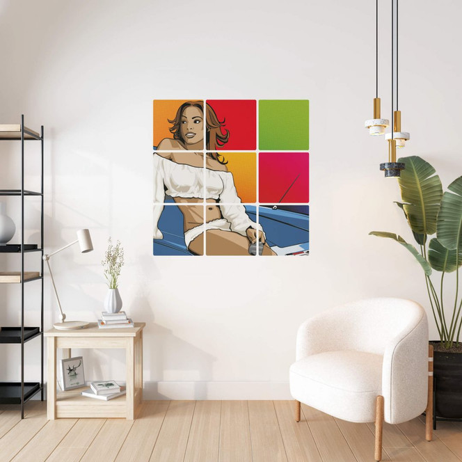 Wandsticker Car-Beauty