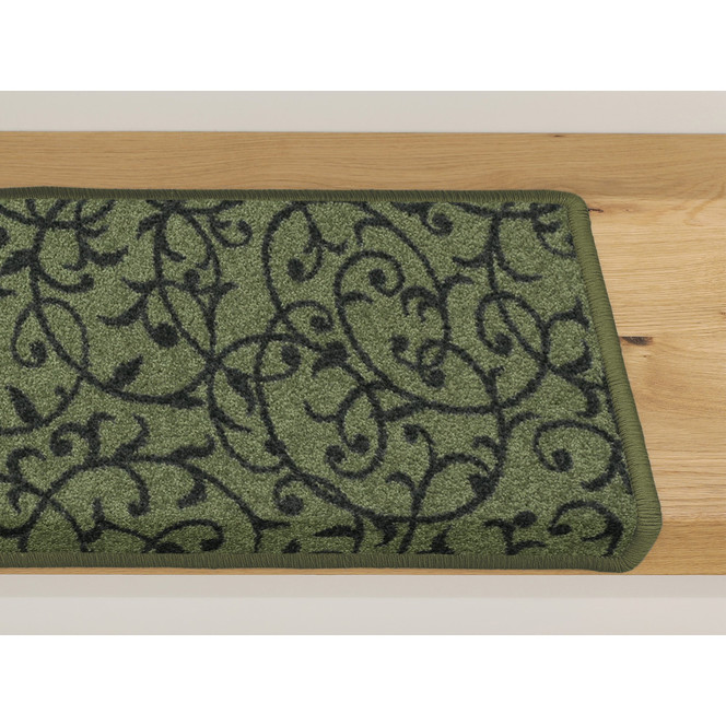 Bijou Home & Office Floral  Stufenmatte Rechteckig Wunschmass in Grün