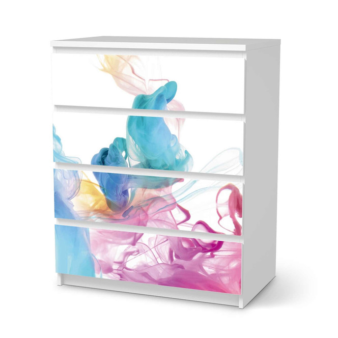 Folie IKEA Malm Kommode 4 Schubladen - Holi Dust- Bild 1