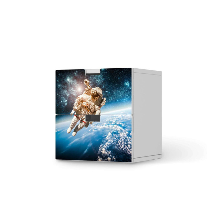 Klebefolie IKEA Stuva / Malad Kommode - 2 Schubladen - Outer Space- Bild 1
