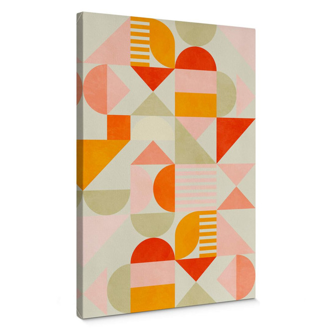 Leinwandbild Bauhaus Fun Pastell - Bré