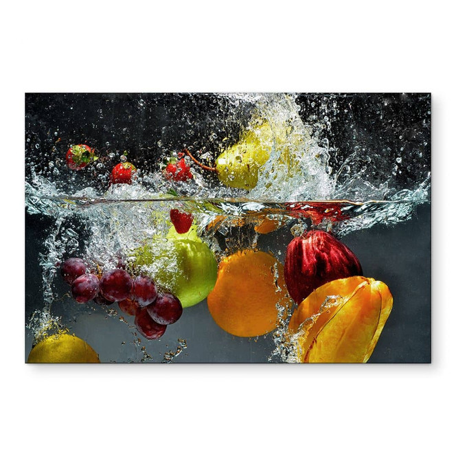 Wandbild Erfrischendes Obst - Alu-Dibond