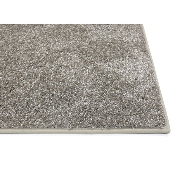 Emma Super Soft Paspelteppich Wunschmass in Stone