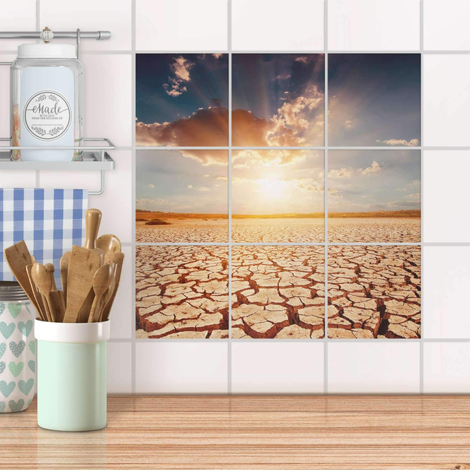 Klebefliesen - Savanne - 9er Set