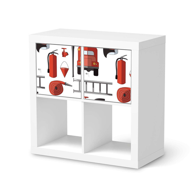 Möbelfolie IKEA Kallax Regal 2 Türen (quer) - Firefighter- Bild 1