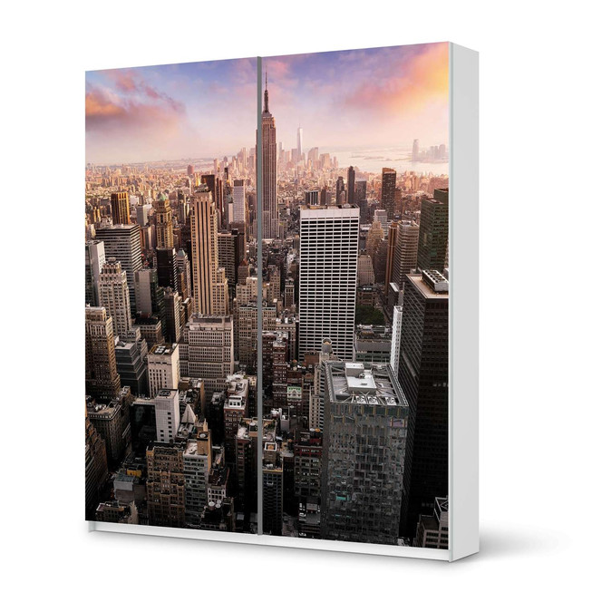 Möbelfolie IKEA Pax Schrank 236cm Höhe - Schiebetür - Big Apple- Bild 1