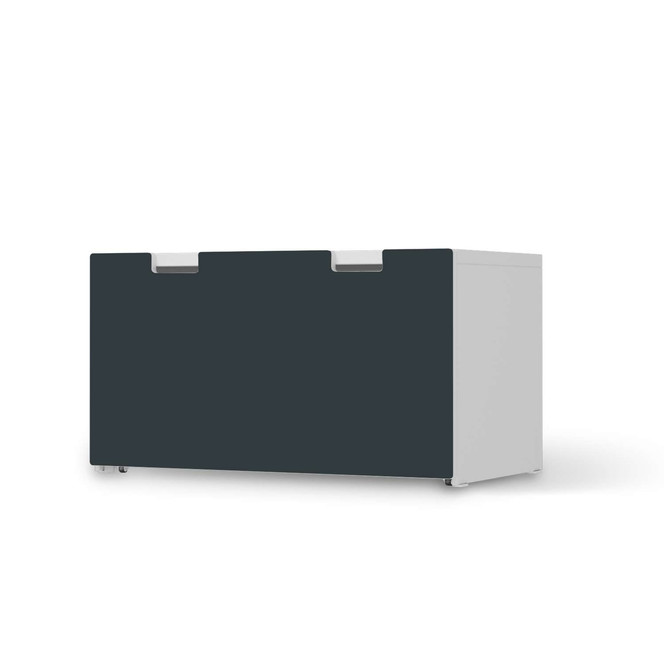 Möbelfolie IKEA Stuva / Malad Banktruhe - Blaugrau Dark- Bild 1