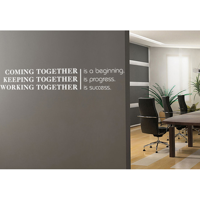 Wandtattoo Coming together...