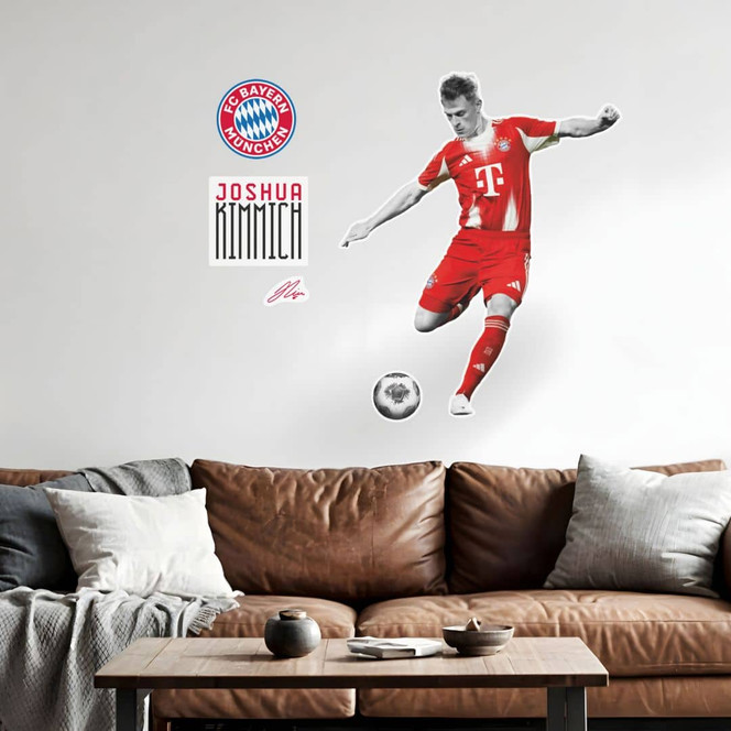 Wandtattoo FC Bayern Spieler Joshua Kimmich 2025/26