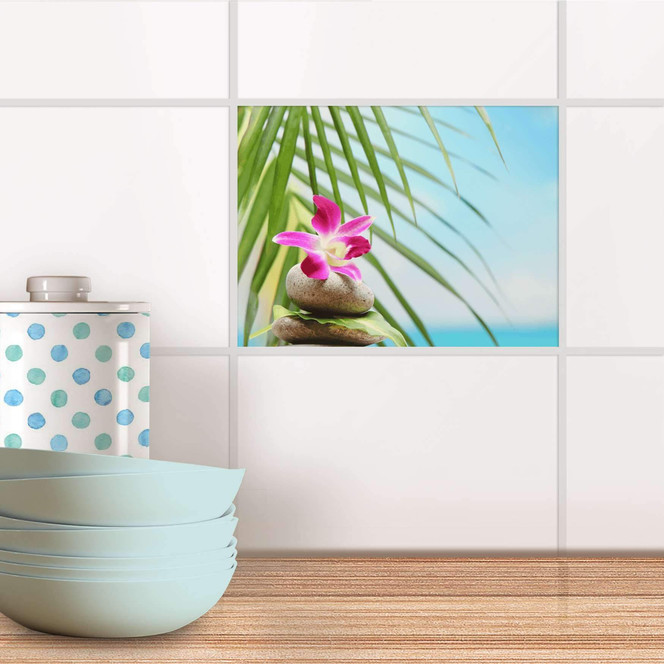 Fliesenfolie - Lotus Flower