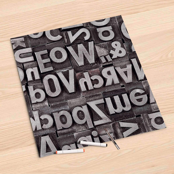 Folienbogen (60x60cm) - Alphabet- Bild 1