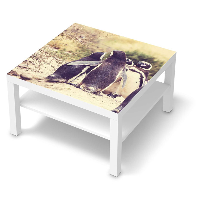 Möbelfolie IKEA Lack Tisch 78x78cm - Pingu Friendship- Bild 1