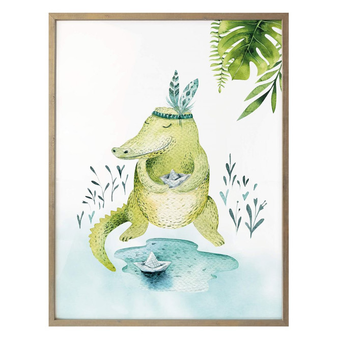 Poster Kvilis - Schiffchen falten