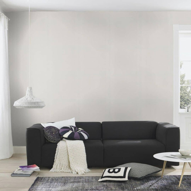 Unitapete, Mustertapete mit Struktur Bauhaus weiss