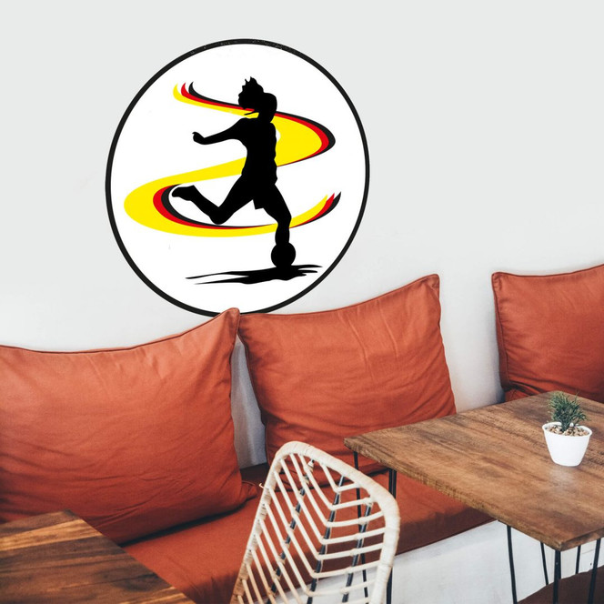 Wandsticker Frauenfussball