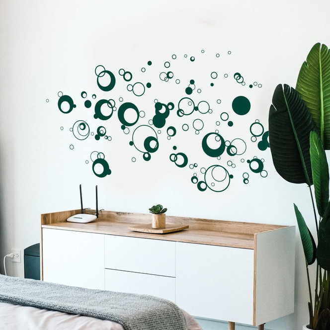 Wandtattoo Luftblasen