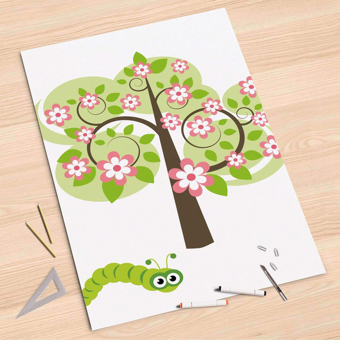 Folienbogen (80x120cm) - Blooming Tree- Bild 1