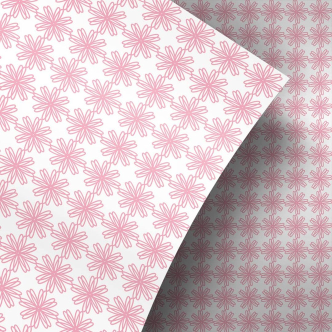 Möbelfolie, Dekofolie - abwischbar - Margeriten Rosa