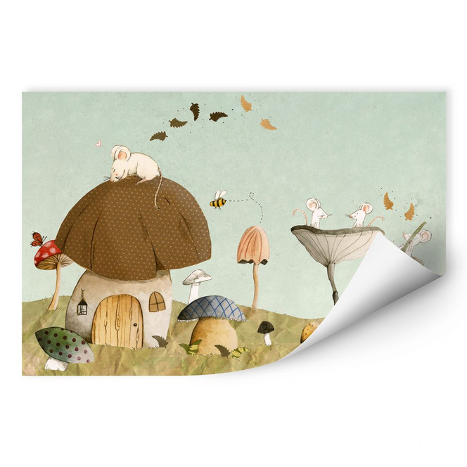 Wallprint Loske - Mäusegarten