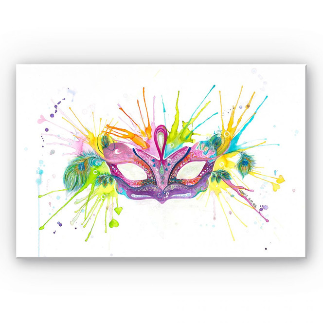 Wandbild Buttafly - Mardi Gras