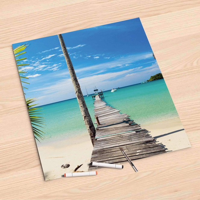 Folienbogen (60x60cm) - Blue Water- Bild 1