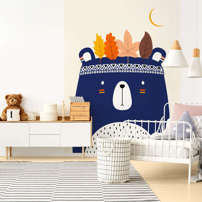 Fototapete Kubistika - Kleiner Indianer