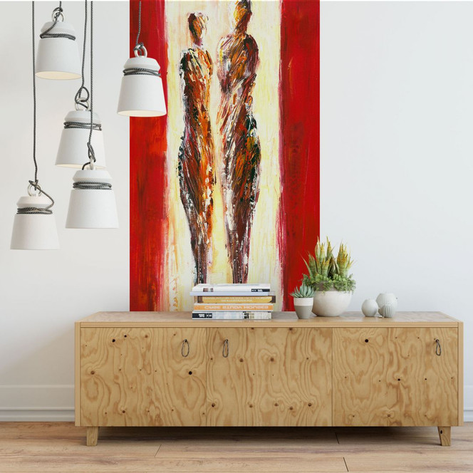 Fototapete Schüssler - Paar in Rot