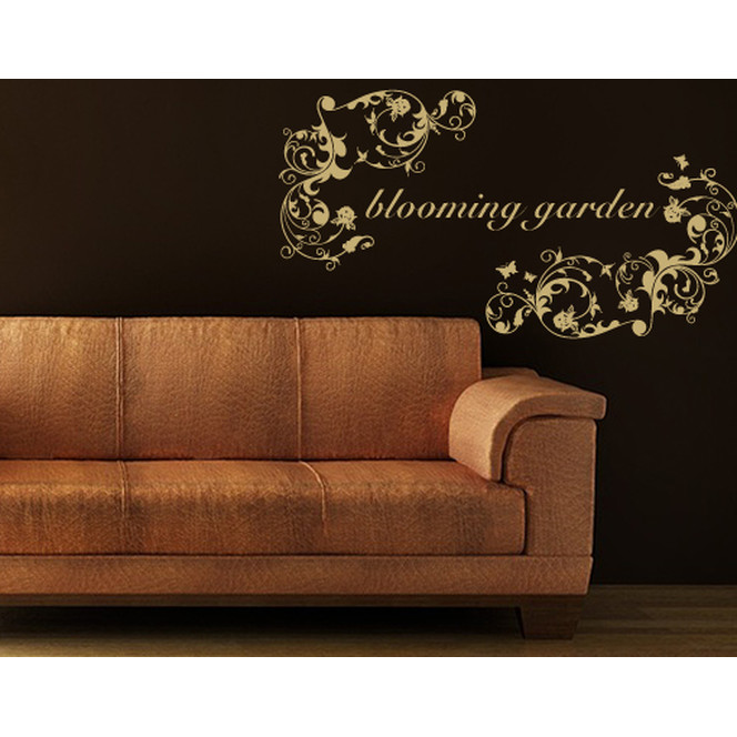 Das Motiv, wie es angebracht wirken kann - Wandtattoo Wunschtext SommerTraum