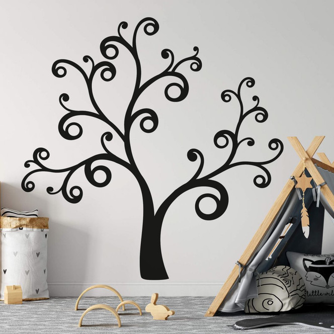 Wandtattoo XXL Geschwungener Baum