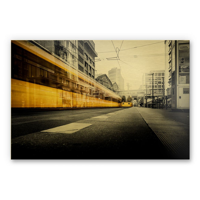 Alu-Dibond-Goldeffekt - Berlin Friedrichstrasse 02