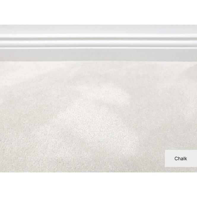 Cannes Softflor Teppichboden Meterware in Chalk